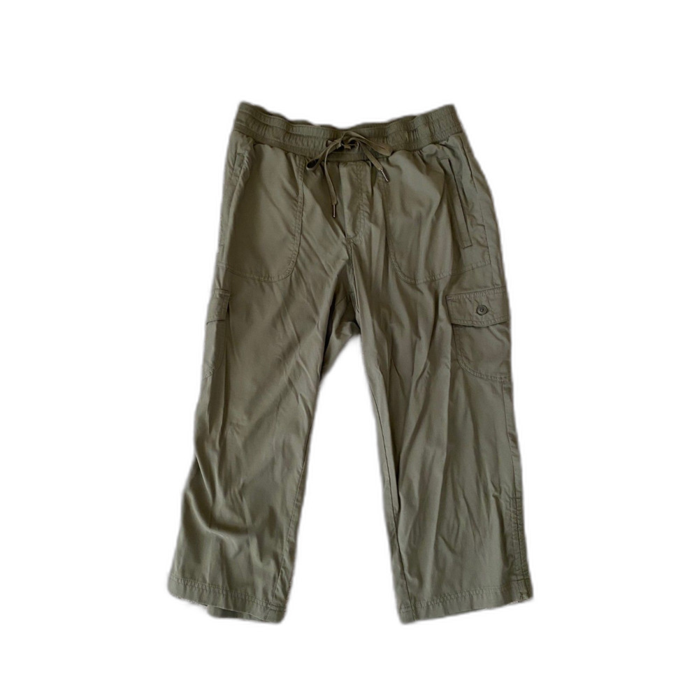 L.L. Bean Olive Green Camp Cropped Pants